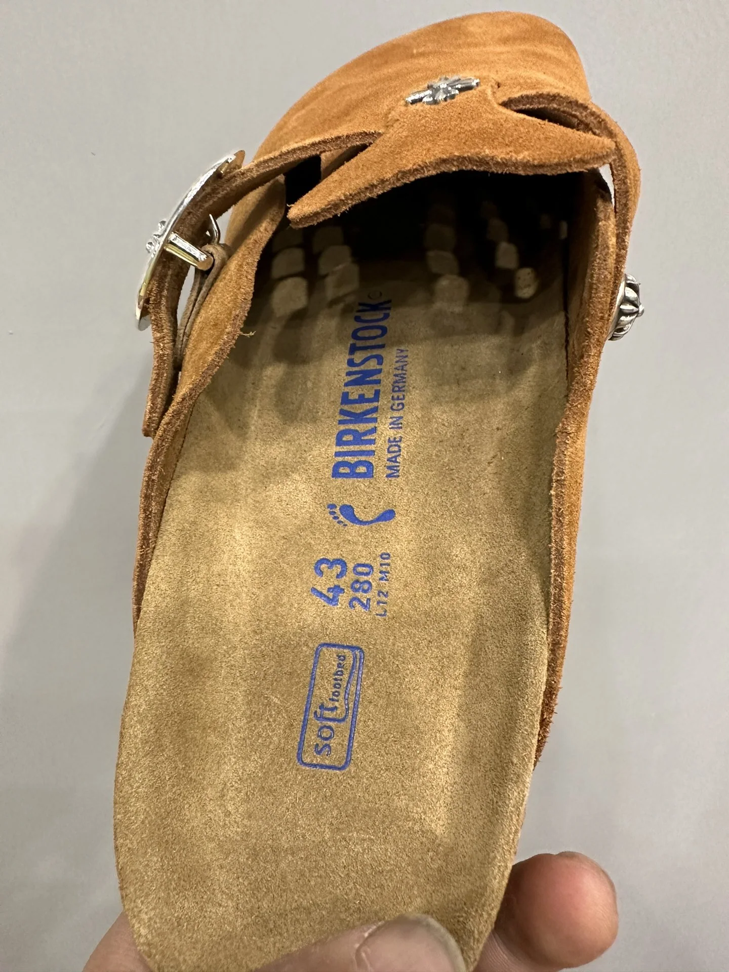크롬하츠 샌들 옐로우 925 스털링실버 클로즈드토우 상세 이미지 5