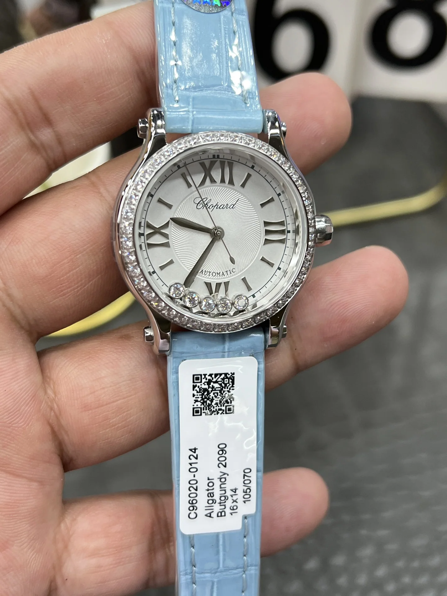 쇼파드 해피 다이아몬드 YF 공장 시걸 2892 오토매틱 여성 시계 레플리카 45065 Chopard 상세 이미지 4