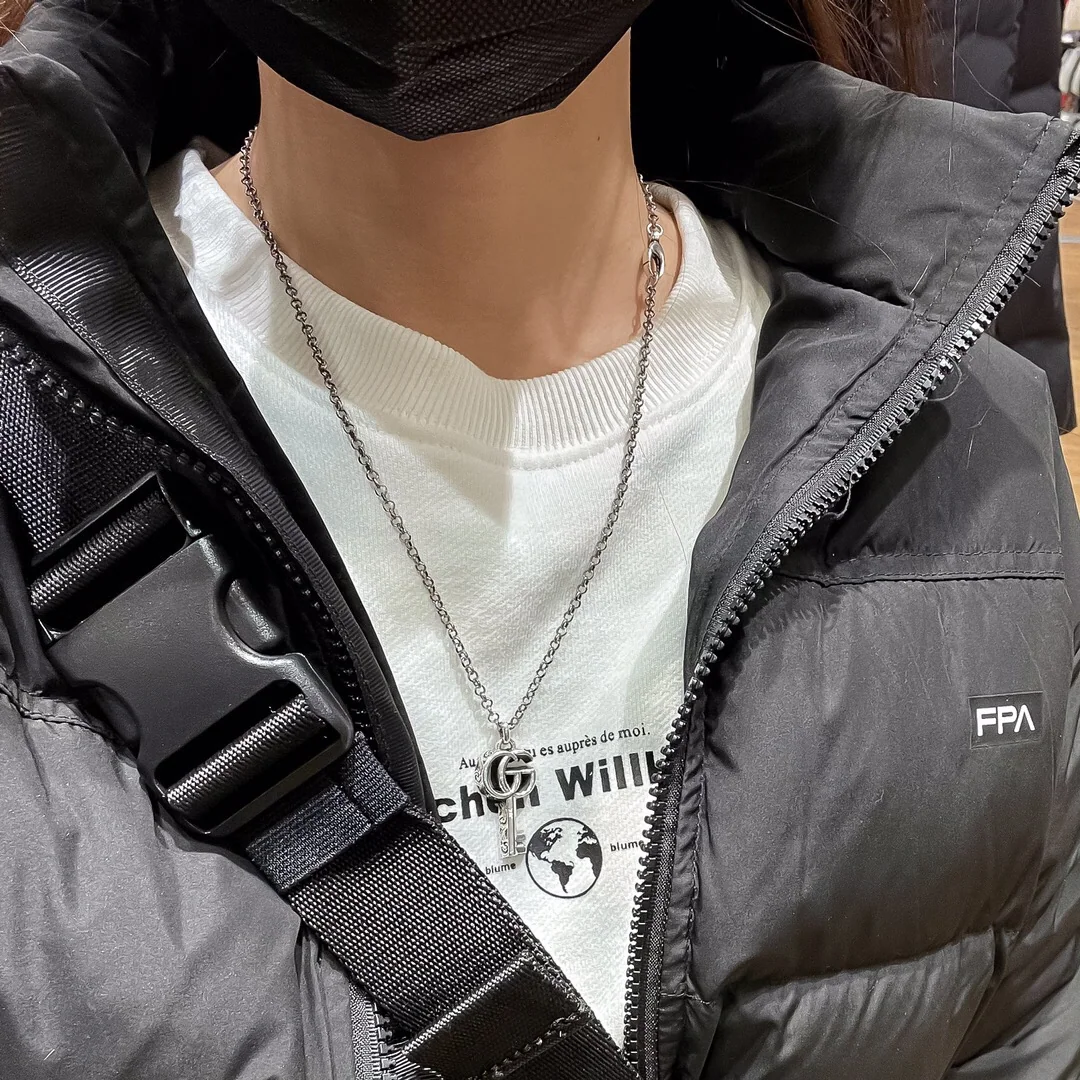 구찌 더블 G 키 스털링실버 목걸이 상세 이미지 2