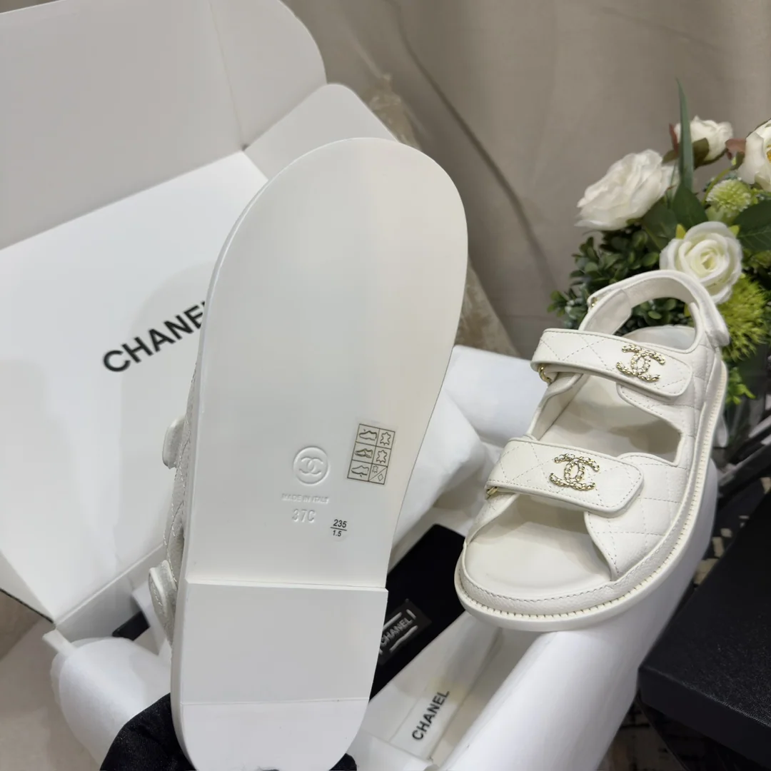 샤넬 더블 C 벨크로 샌달 신발 상세 이미지 5