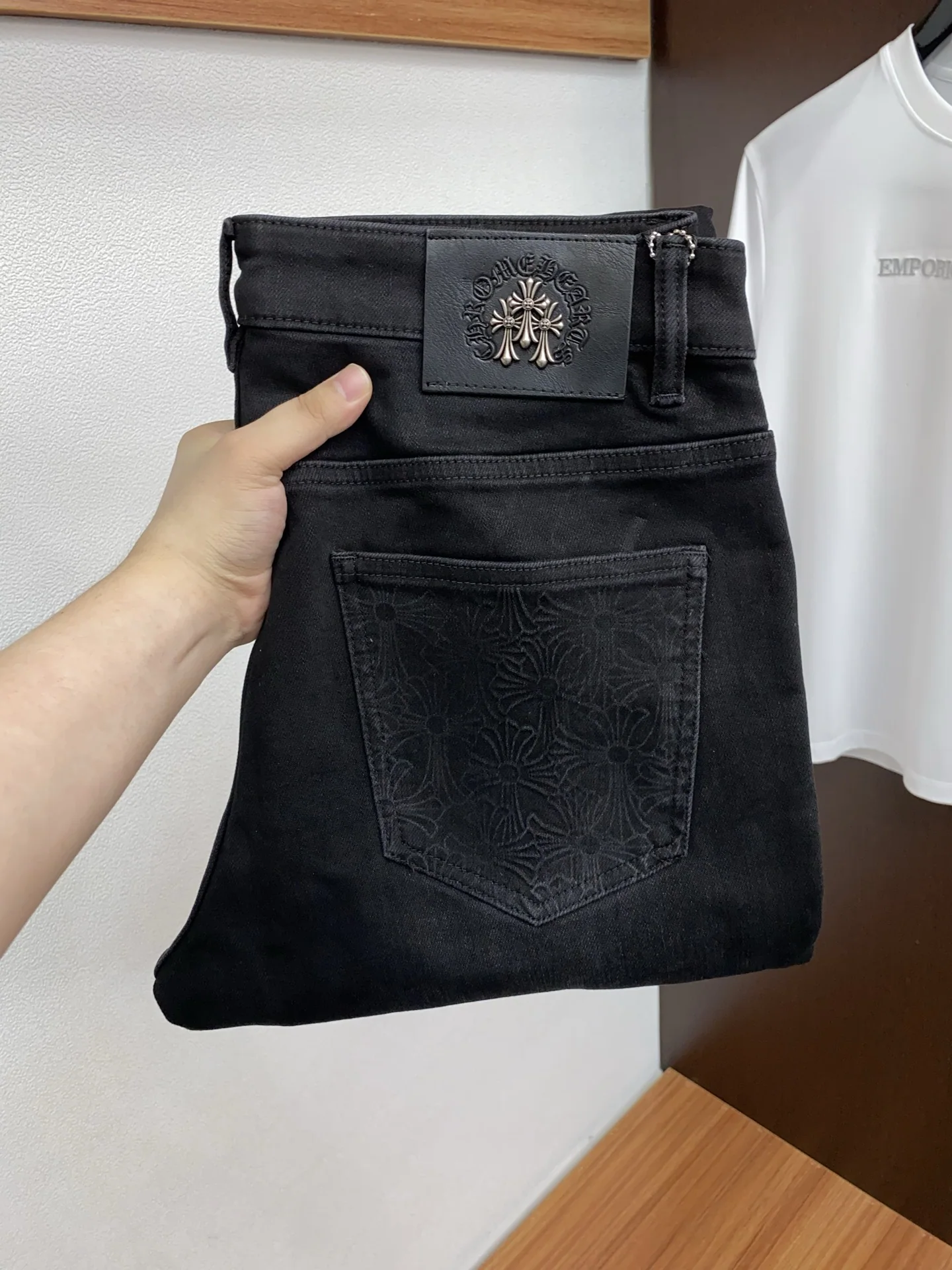 크롬하츠 데님 남성 청바지 상세 이미지 1