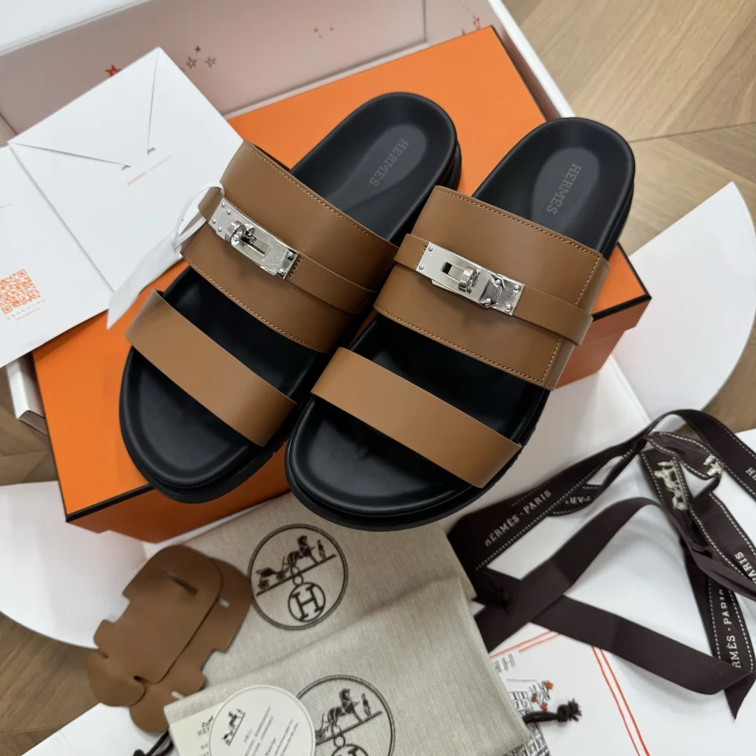 에르메스 잭슨 카프스킨 샌들 상세 이미지 2