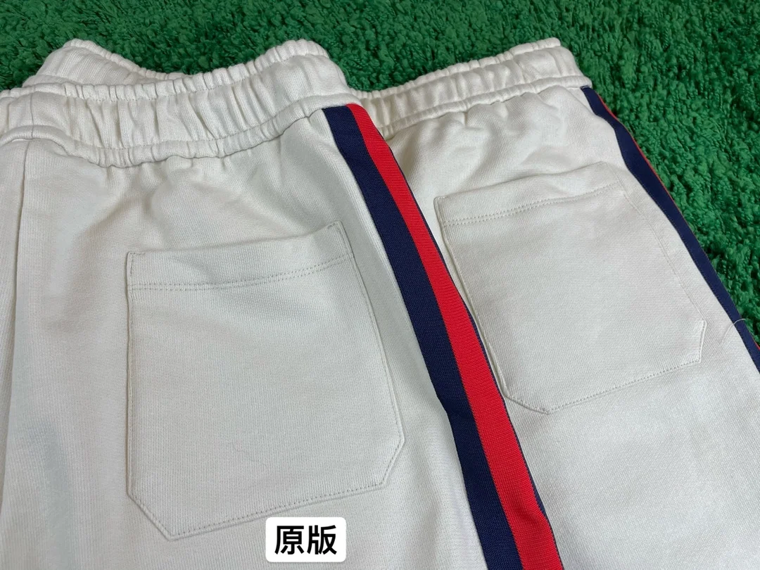 구찌 프린트 린넨 코튼 남성 반바지 4483 상세 이미지 7