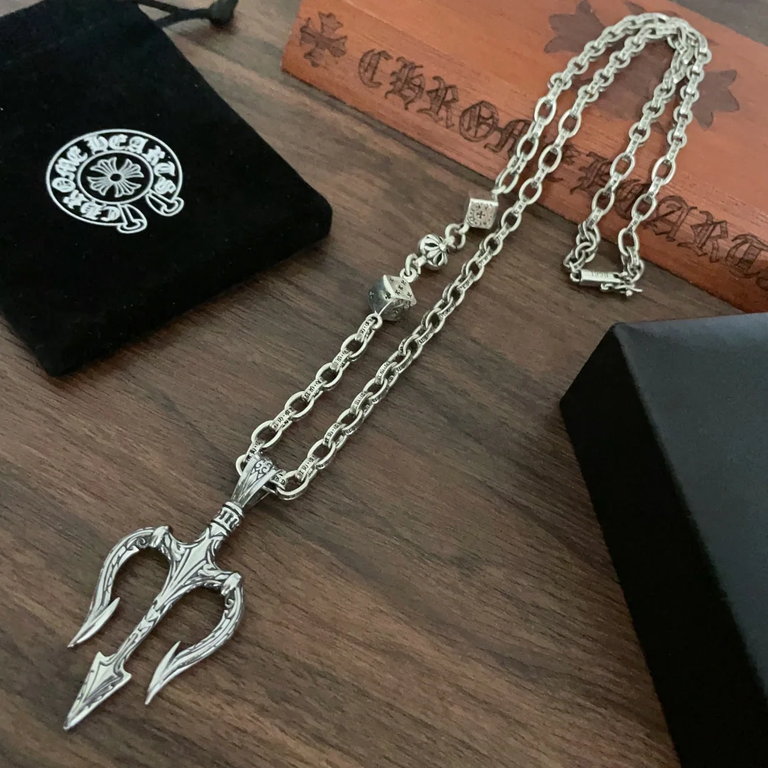 크롬하츠 주사위 레터 펜던트 목걸이 상세 이미지 6