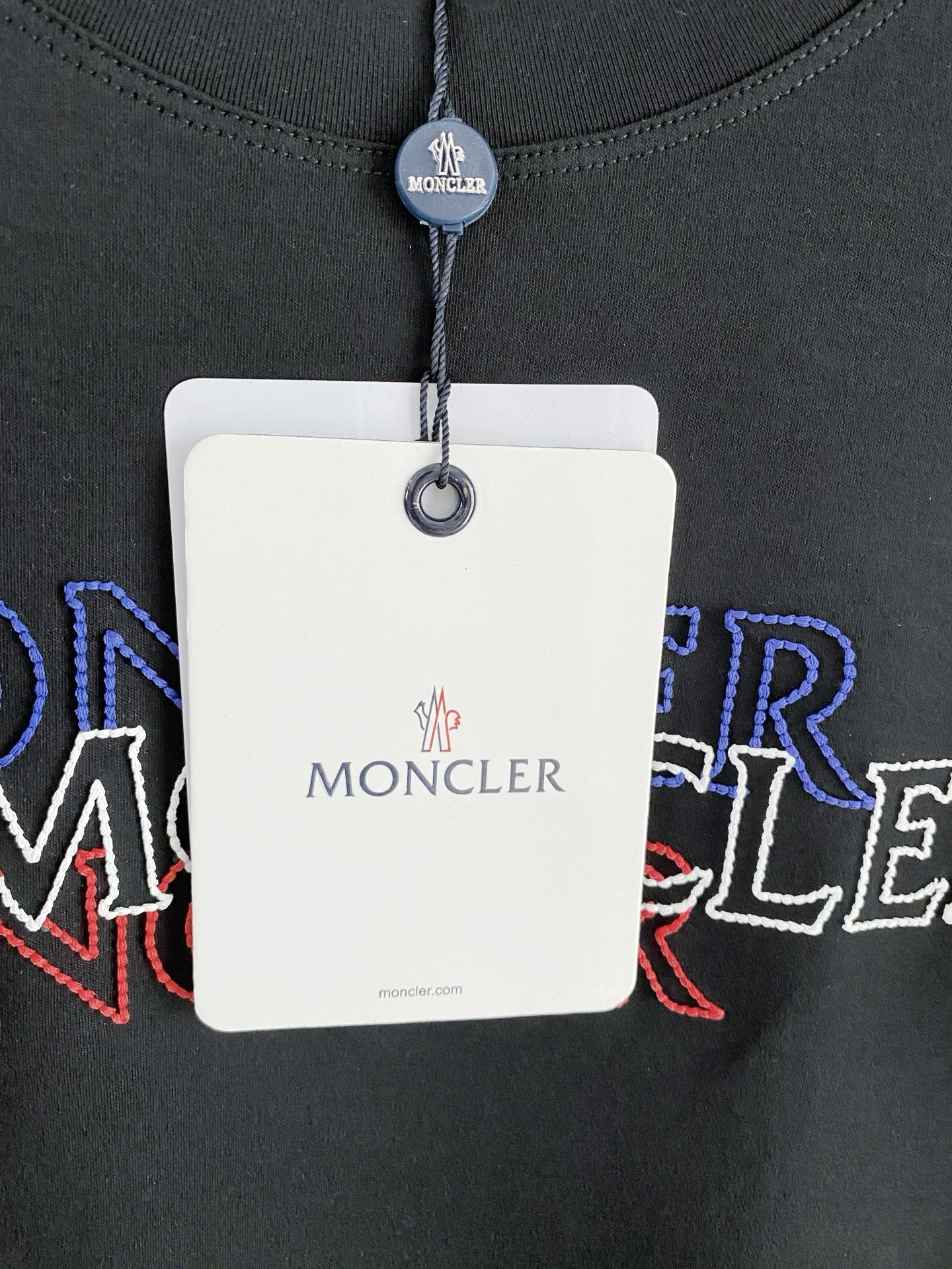몽클레어 여성 크루넥 반팔 티셔츠 상세 이미지 5