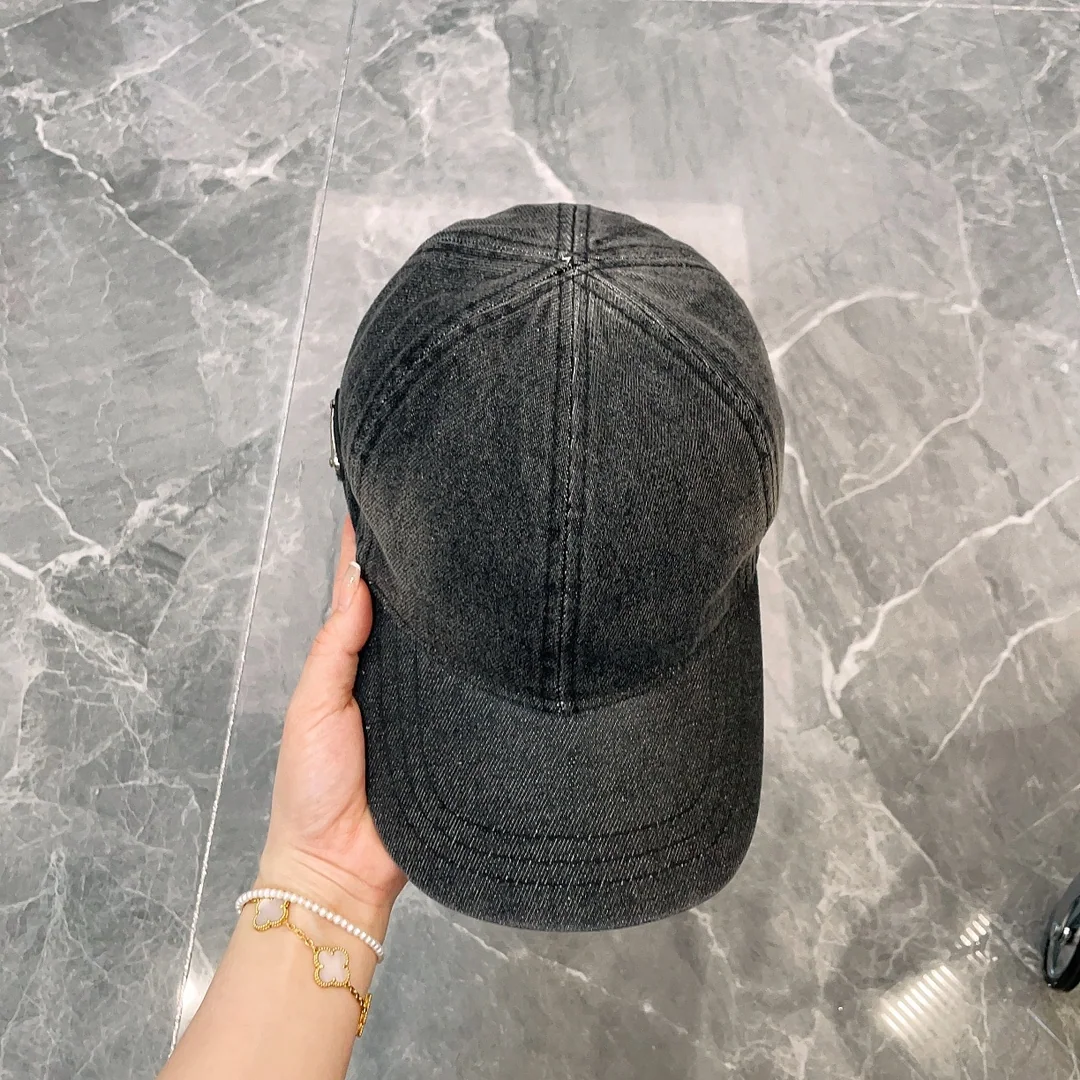 프라다 타이다이 데님 베이스볼 캡 상세 이미지 3
