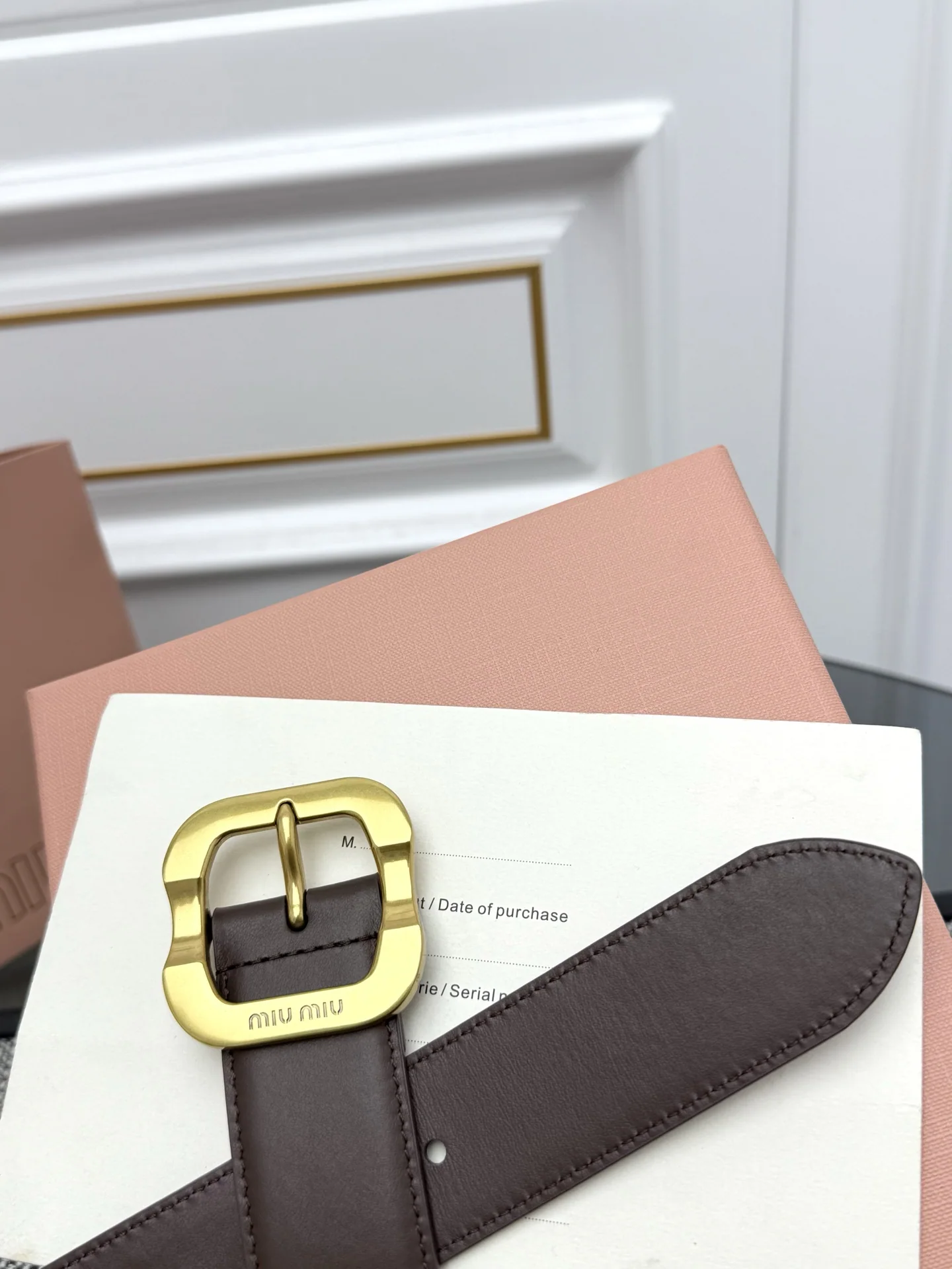 미우미우 벨트 57917 Miu Miu Belt 상세 이미지 4
