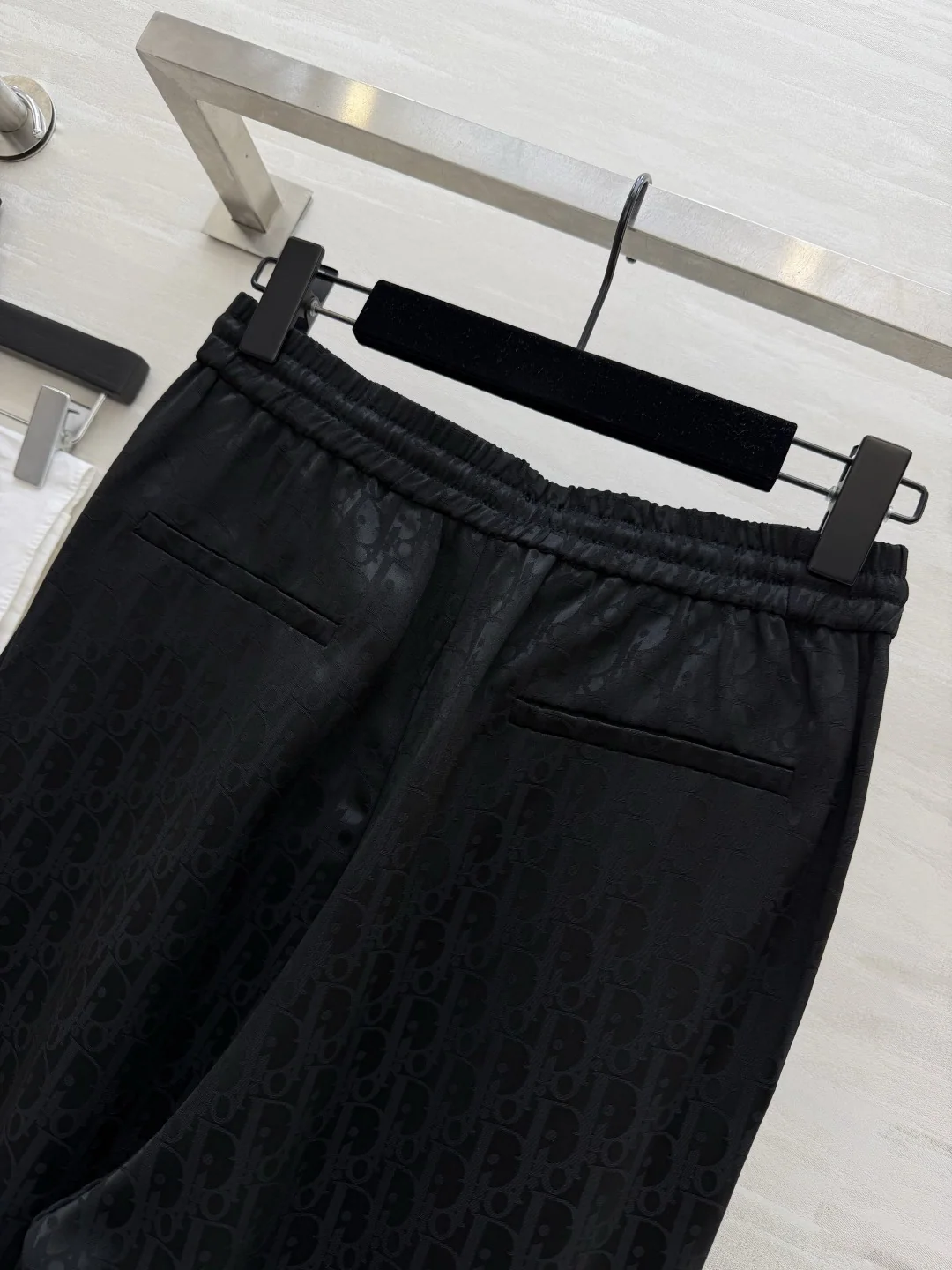 디올 아세테이트 모노크롬 와이드 레그 바지 상세 이미지 9