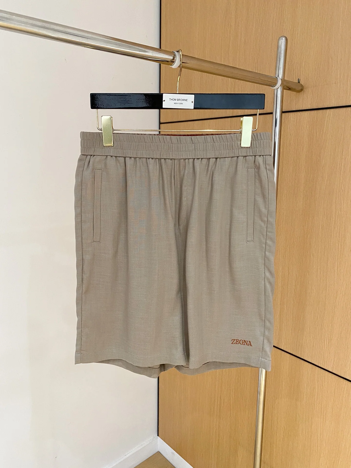 제냐 린넨 반바지 남성 바지 상세 이미지 2
