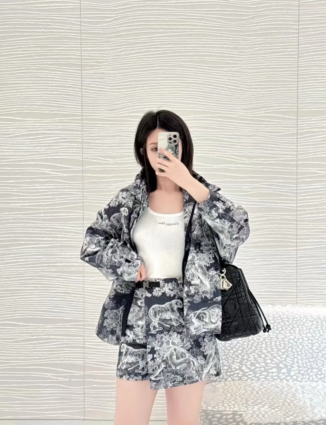 디올 후드 루즈핏 윈드브레이커 자켓 상세 이미지 6