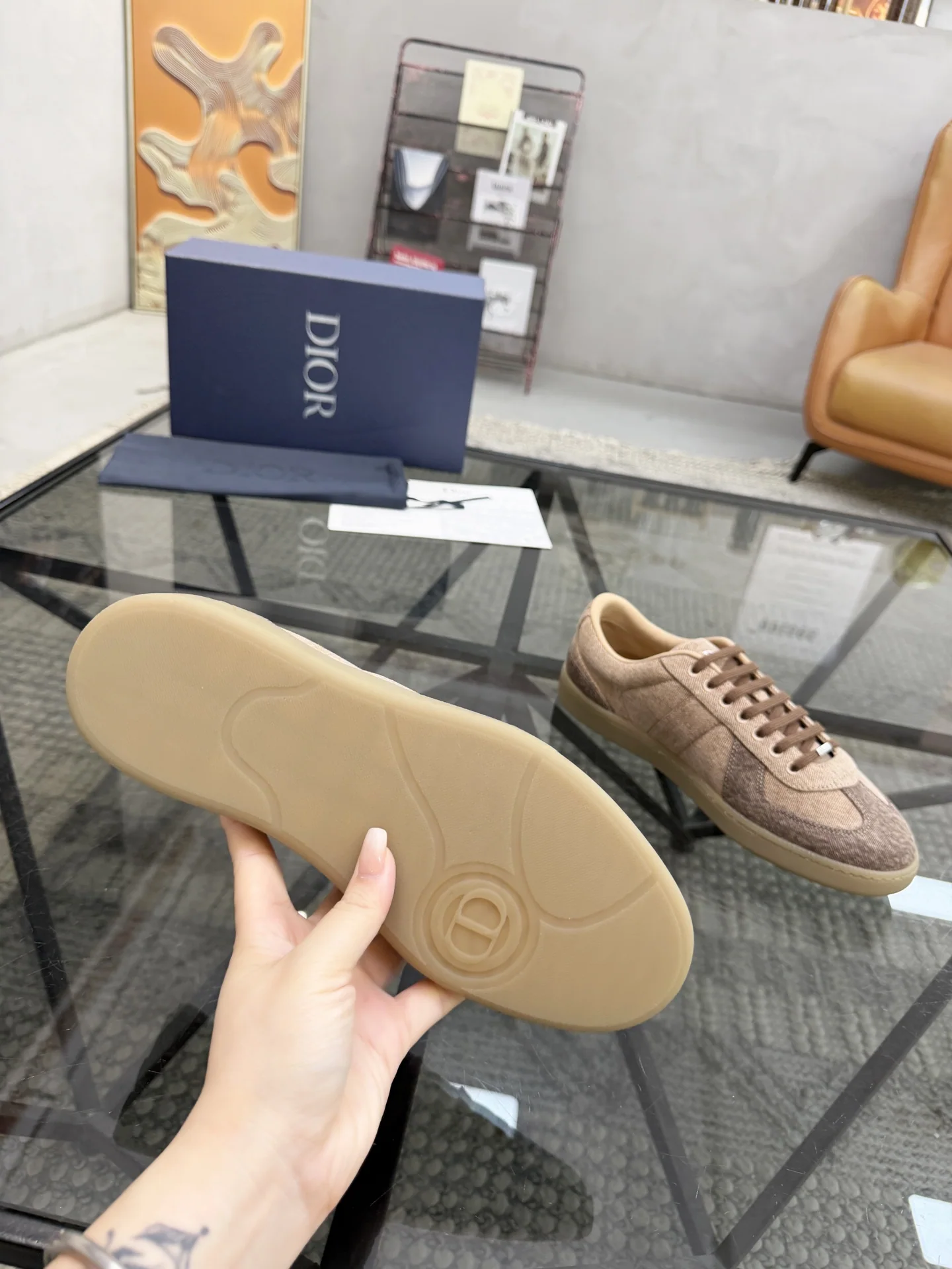 디올 데님 어퍼 스니커즈 상세 이미지 9