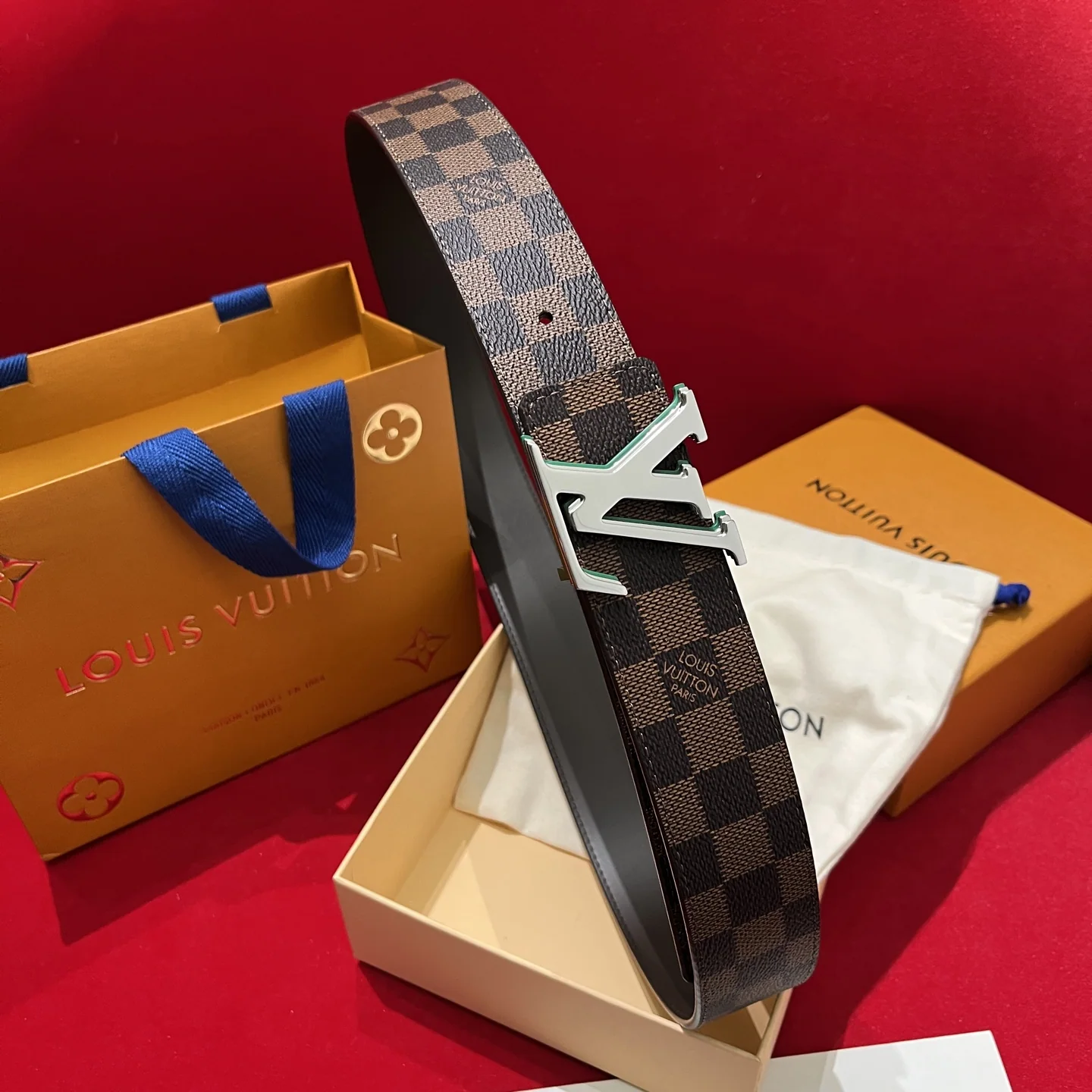 루이비통 LV 옵티컬 버클 캔버스 벨트 상세 이미지 7