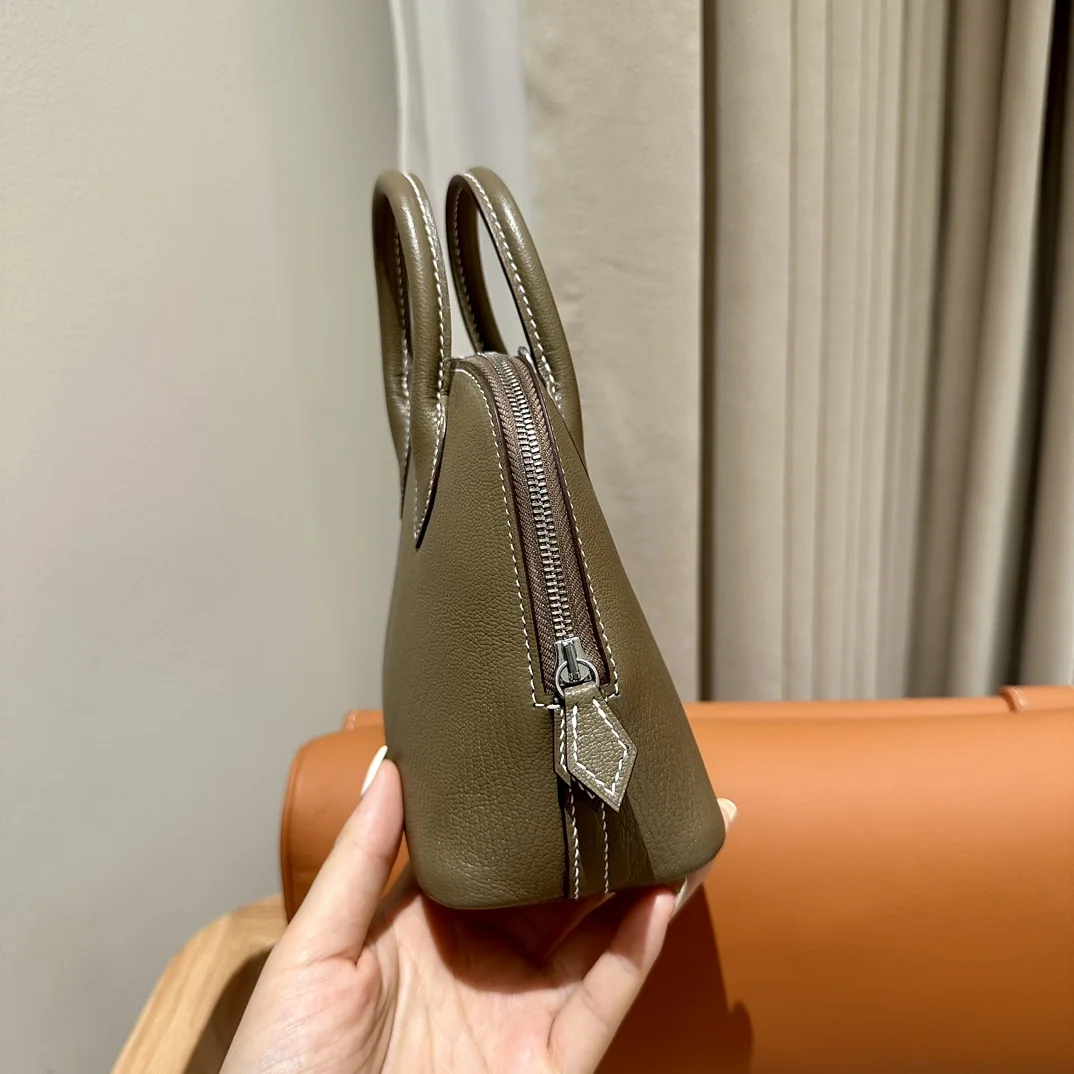 에르메스 볼리드 21 cm 염소가죽 가방 상세 이미지 3