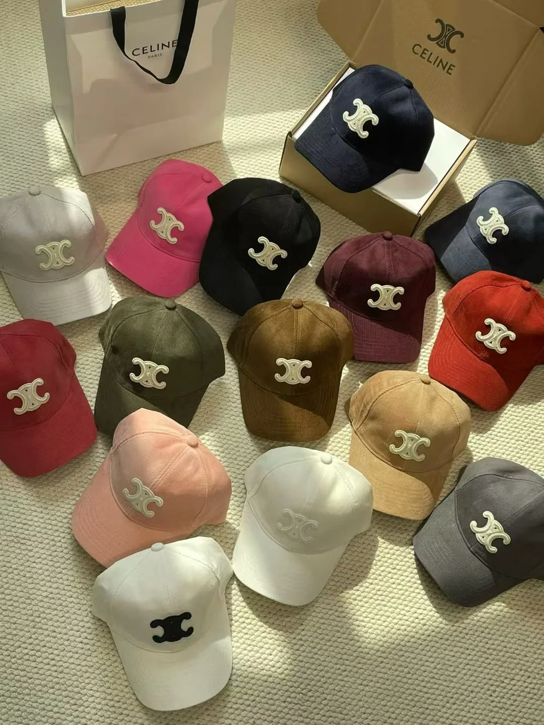셀린느 코듀로이 베이스볼 캡 상세 이미지 1