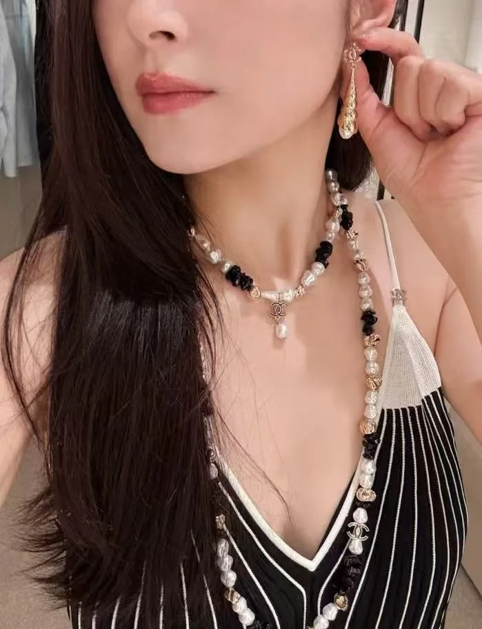 샤넬 서머오션 더블 C 진주 목걸이 상세 이미지 1