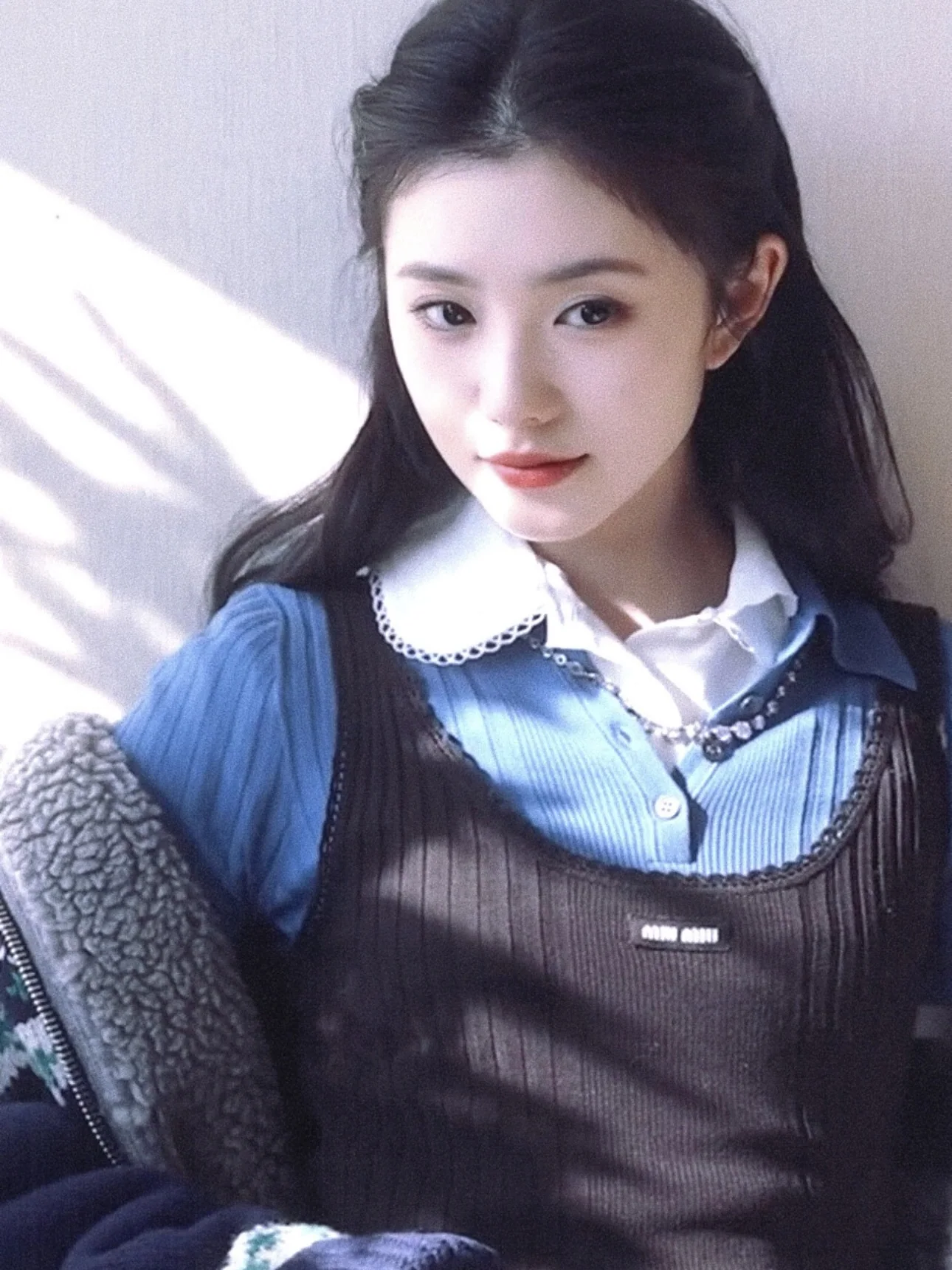 미우미우 여성 반팔 26 SS 울 상세 이미지 17