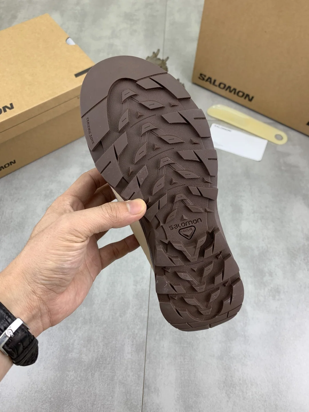 살로몬 XT-4 메시 스웨이드 머플러 여성 남성 신발 상세 이미지 9