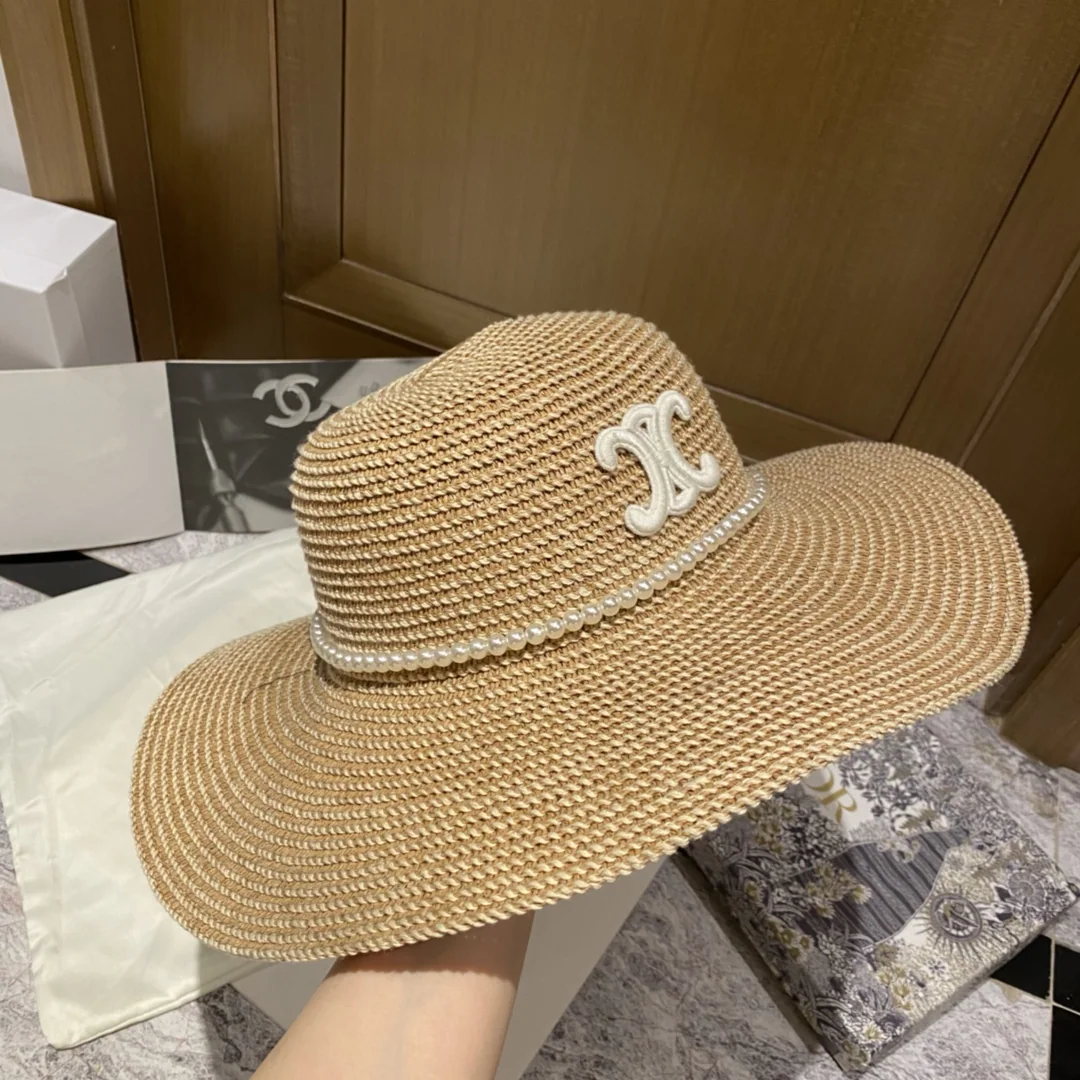 셀린느 밀짚 버킷햇 모자 상세 이미지 5