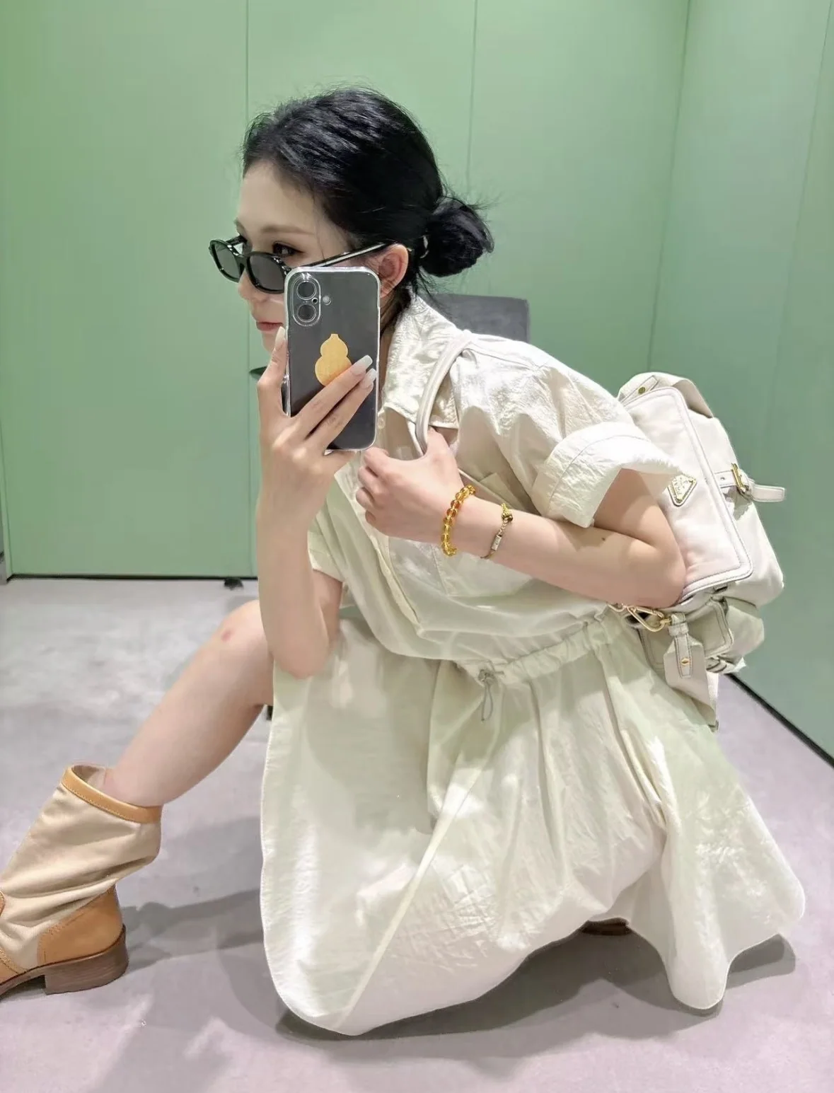 프라다 여성 원피스 상세 이미지 2