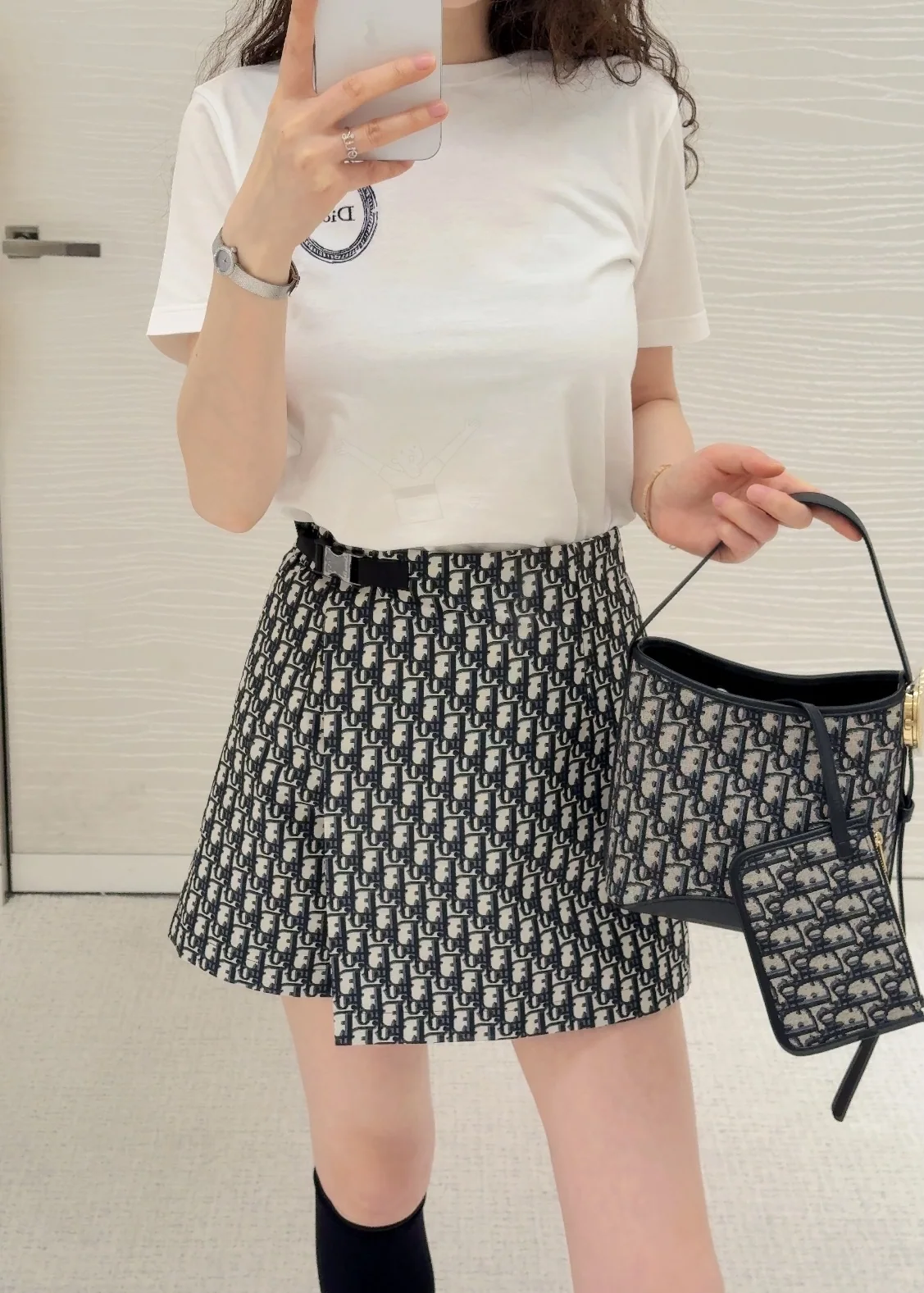 디올 여성 코튼 반팔 티셔츠 상세 이미지 8