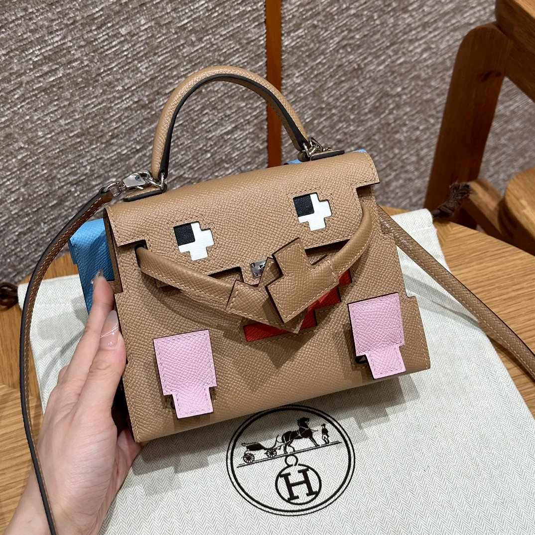 에르메스 켈리돌백 밀크티 실버 하드웨어 가방 상세 이미지 1