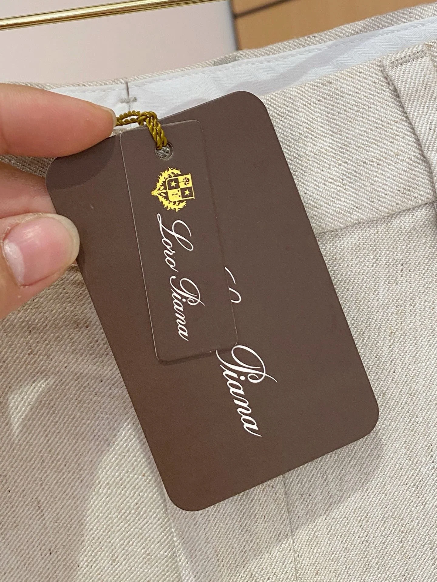 로로피아나 린넨 남성 바지 상세 이미지 6