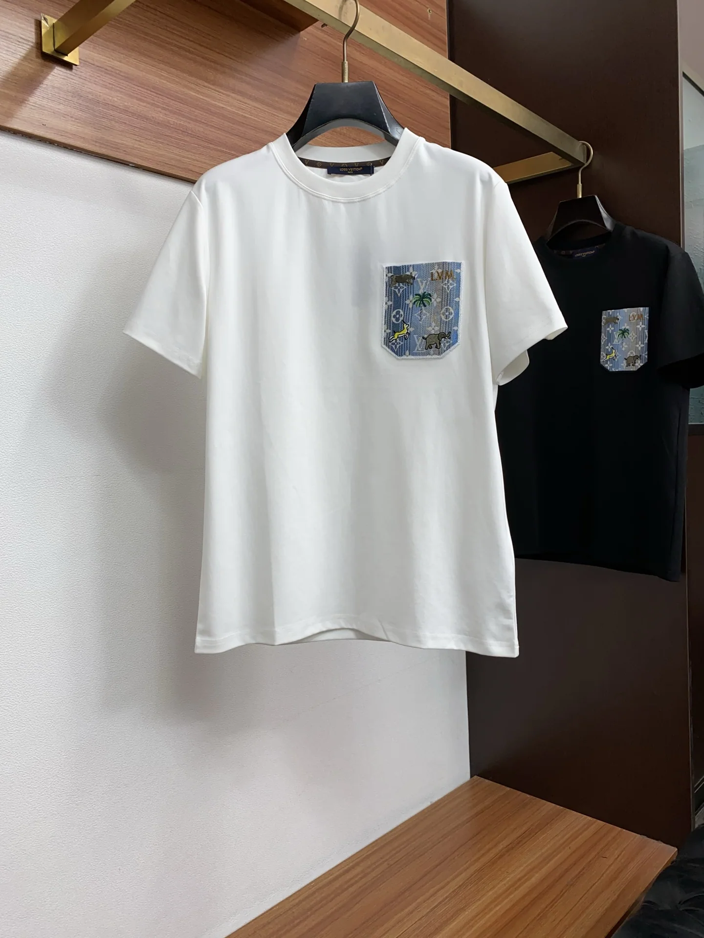루이비통 마르세리제 코튼 반팔 티셔츠 상세 이미지 1