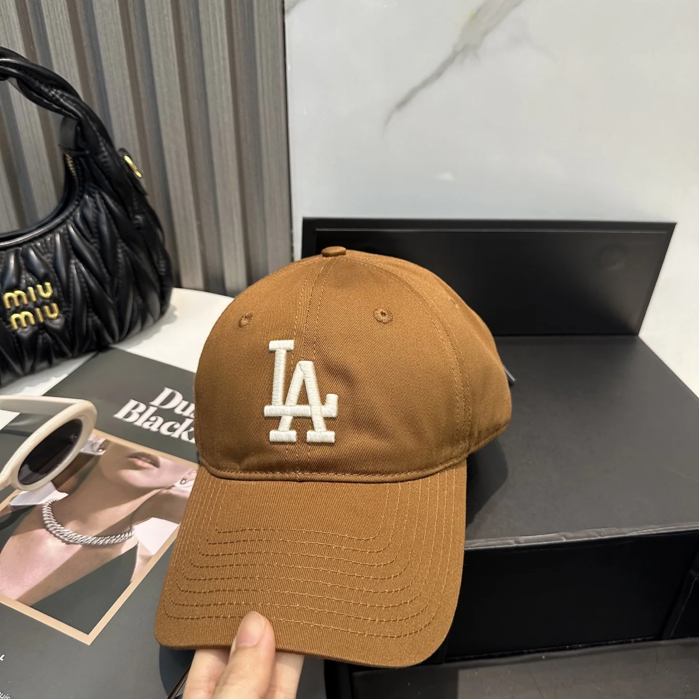 MLB 3D 자수 레트로 베이스볼캡 상세 이미지 2