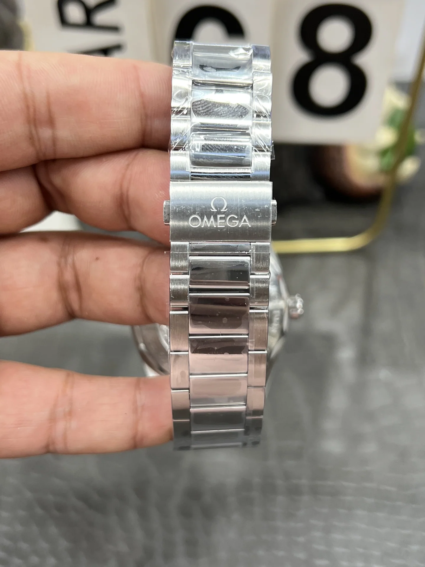 오메가 씨마스터 아쿠아테라 블루 아이스블루 남성 자동 기계식 VS공장 시계 레플리카 44553 Omega 상세 이미지 9