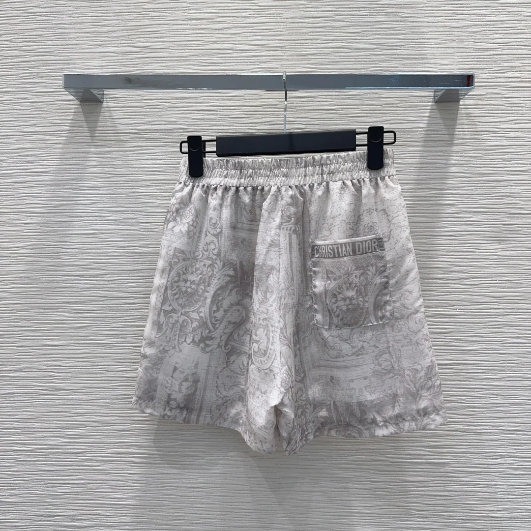 디올 여성 린넨 반바지 세트 상세 이미지 9