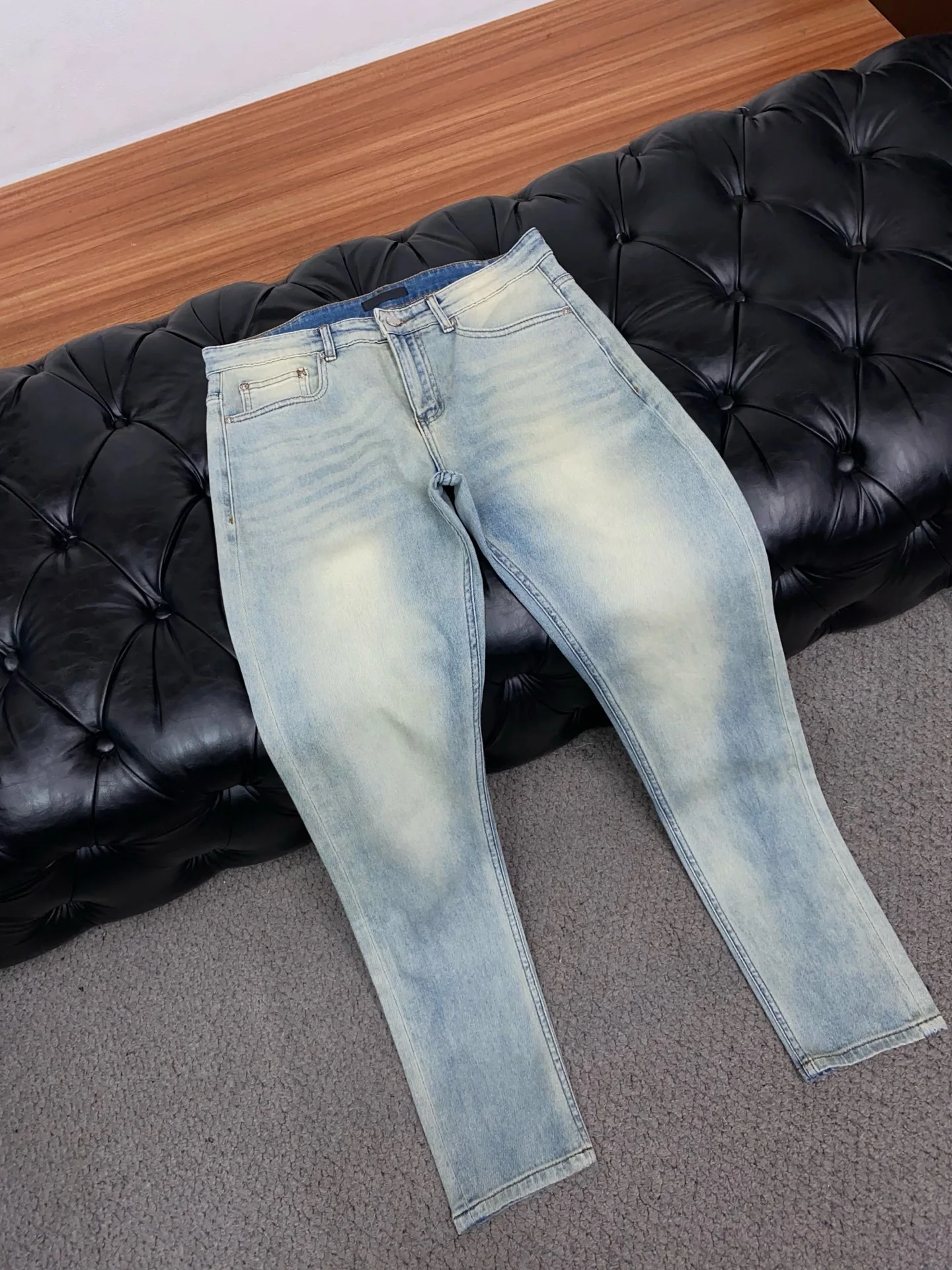 프라다 데님 청바지 남성 바지 상세 이미지 6