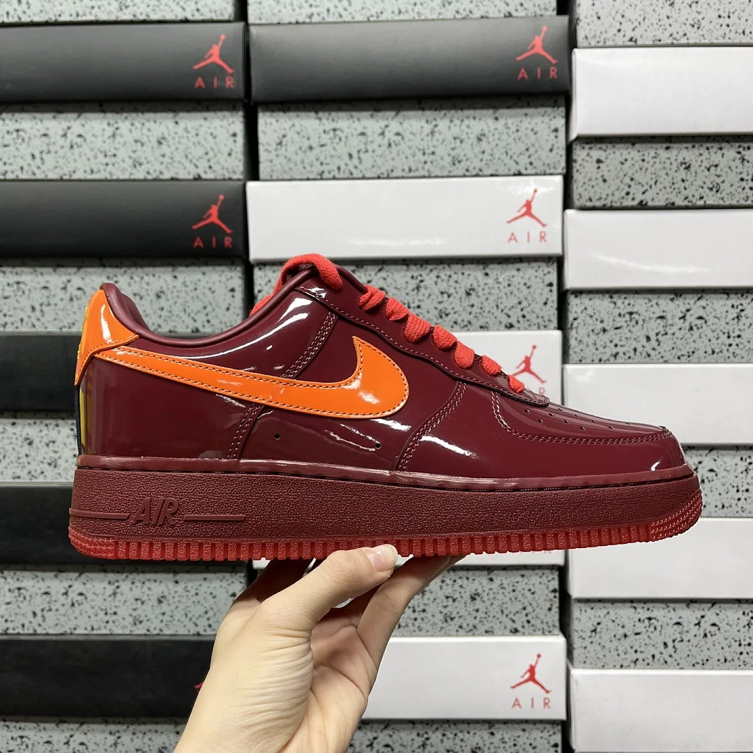 나이키 [GX] 에어 포스 1 로우 IO4489-601 202029 Nike Air Force 1 Low Patent Leather Dark 상세 이미지 6