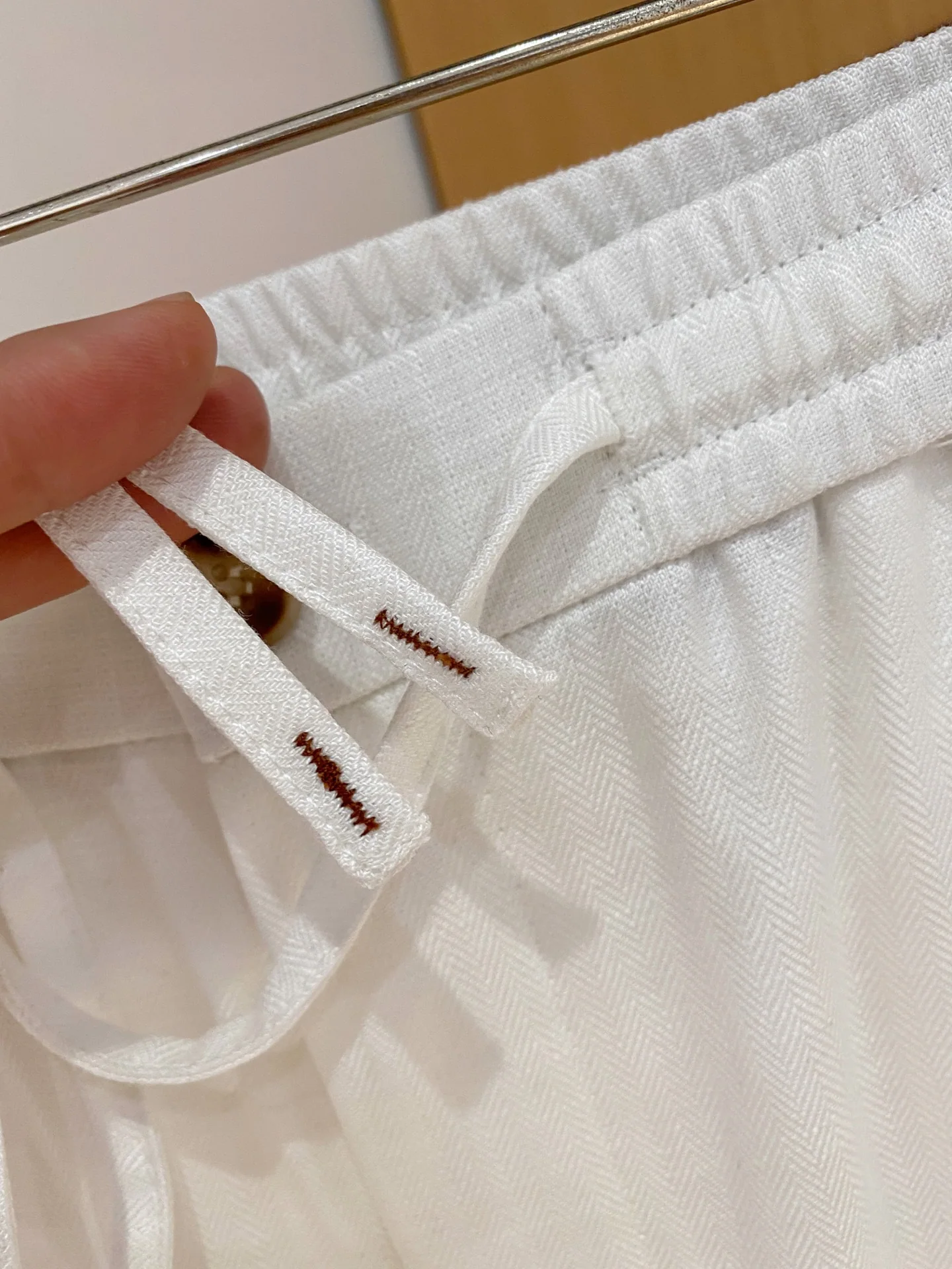 제냐 린넨 블렌드 남성 바지 상세 이미지 6