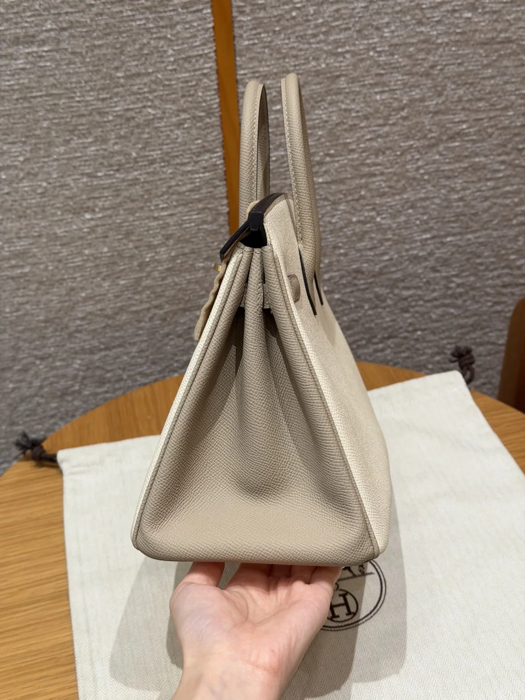 에르메스 버킨 25 cm 가죽 가방 상세 이미지 4