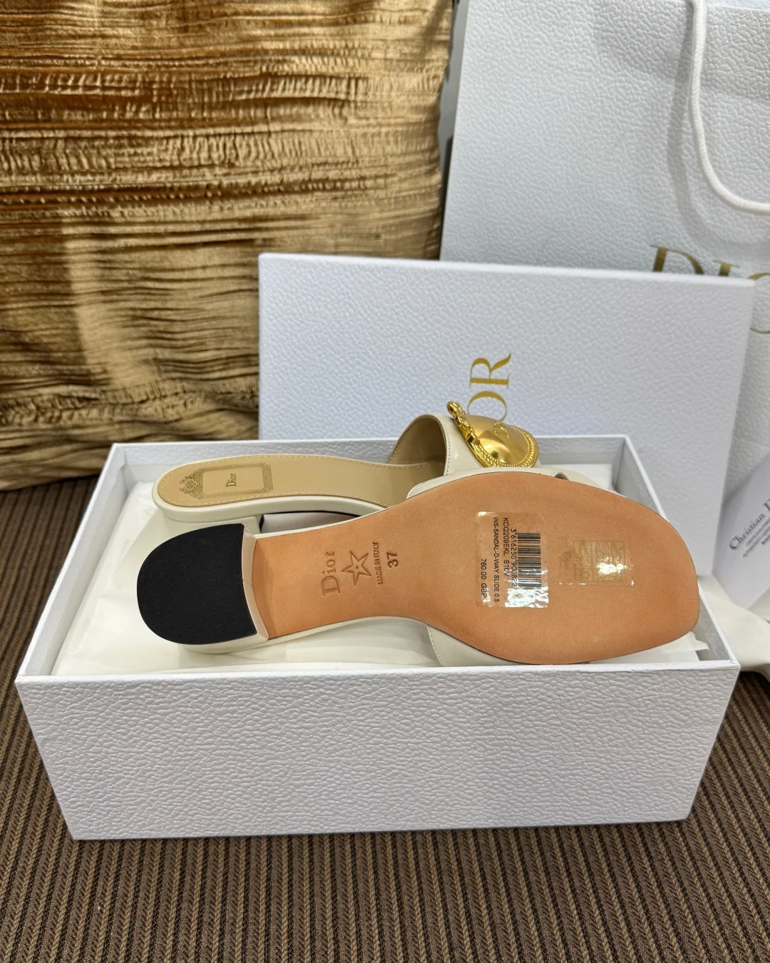 디올 카나쥬 메탈 버클 샌들 상세 이미지 9