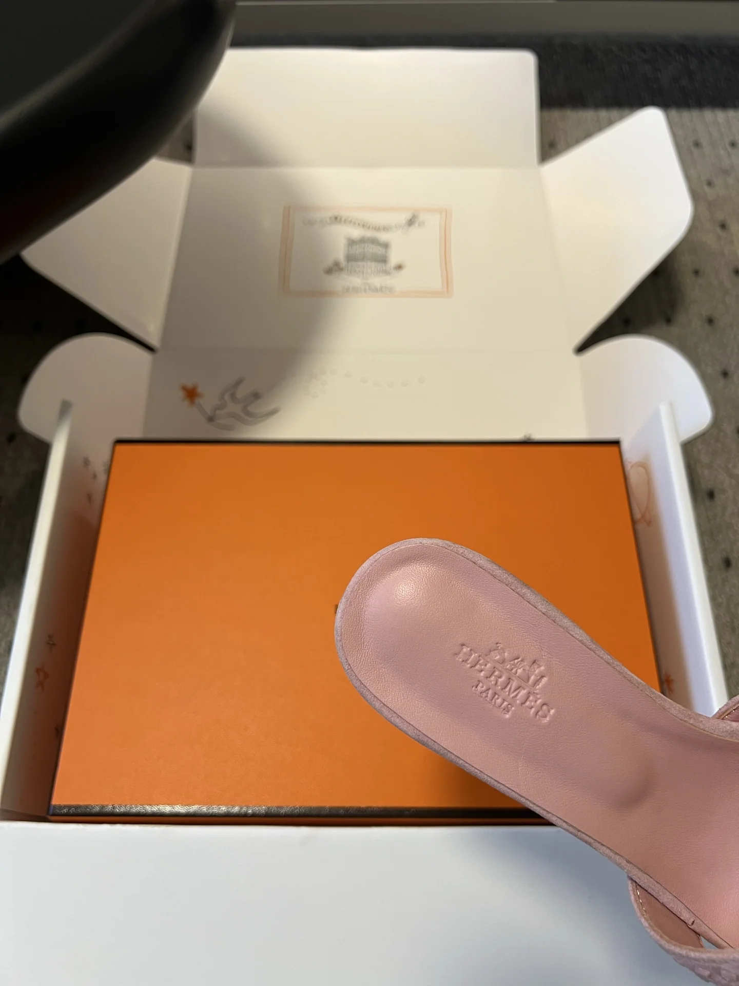 에르메스 편조 H 웨빙 로우힐 샌들 상세 이미지 8