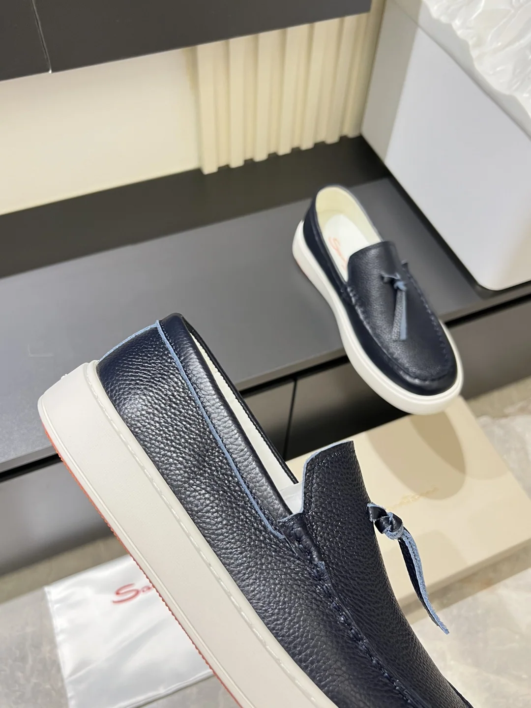산토니 남성용 캔버스 캐주얼 신발 상세 이미지 8