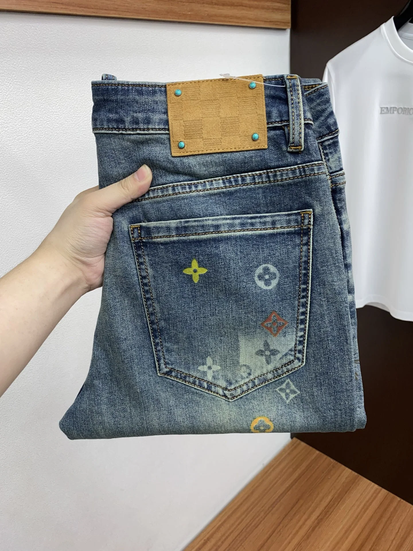 루이비통 데님 청바지 16408