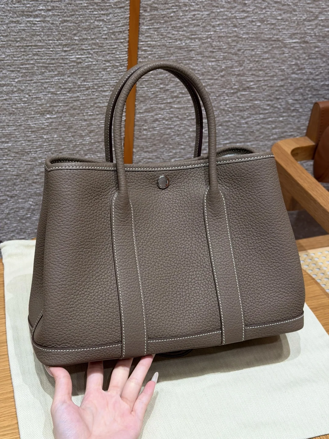 에르메스 가든파티 30 cm 가방 상세 이미지 3