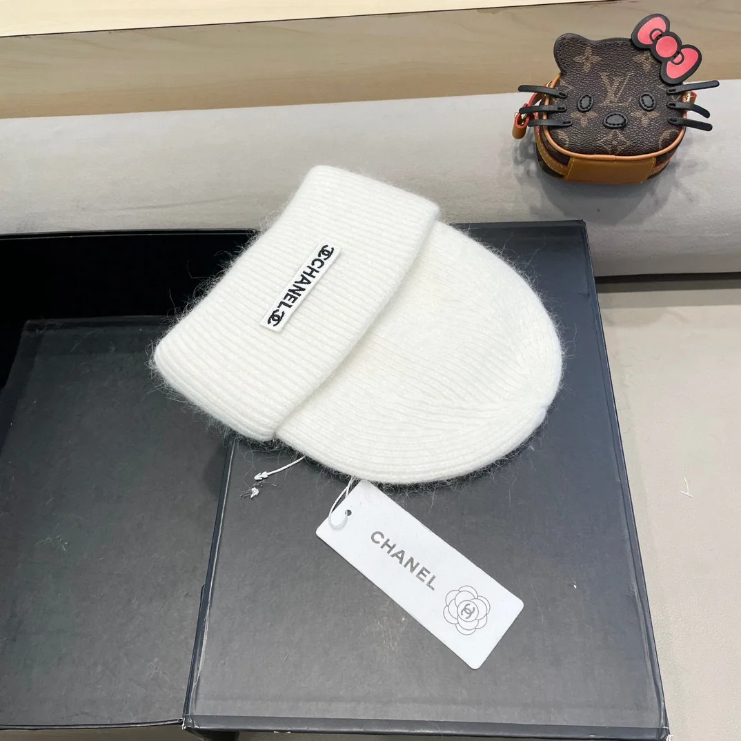 샤넬 더블 C 니트 비니 모자 상세 이미지 8