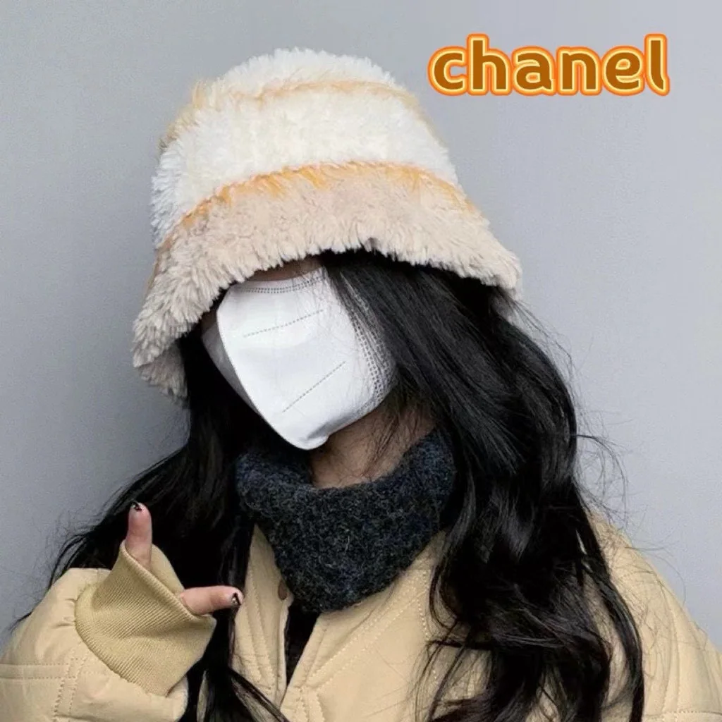 샤넬 플러시 스트라이프 니트 모자 상세 이미지 2