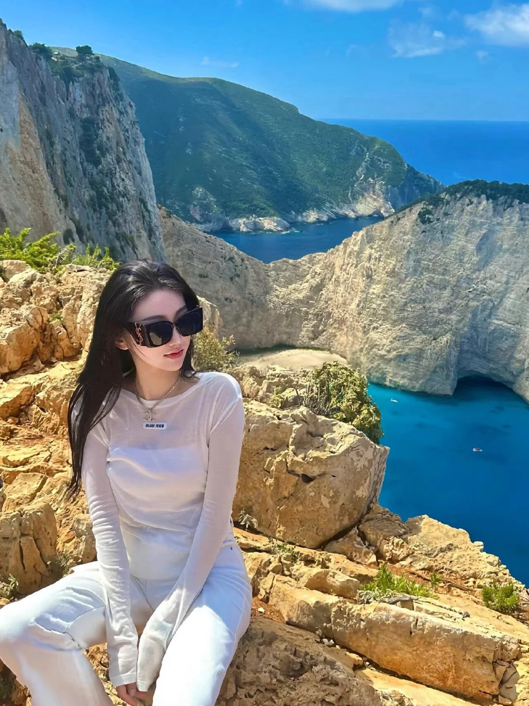 미우미우 여성 긴팔 티셔츠 상세 이미지 5