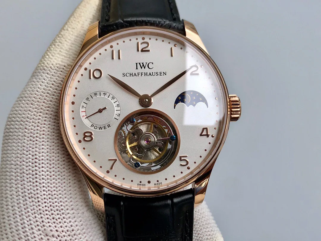 IWC 포르투기저 투르비용 문페이즈 파워리저브 시계