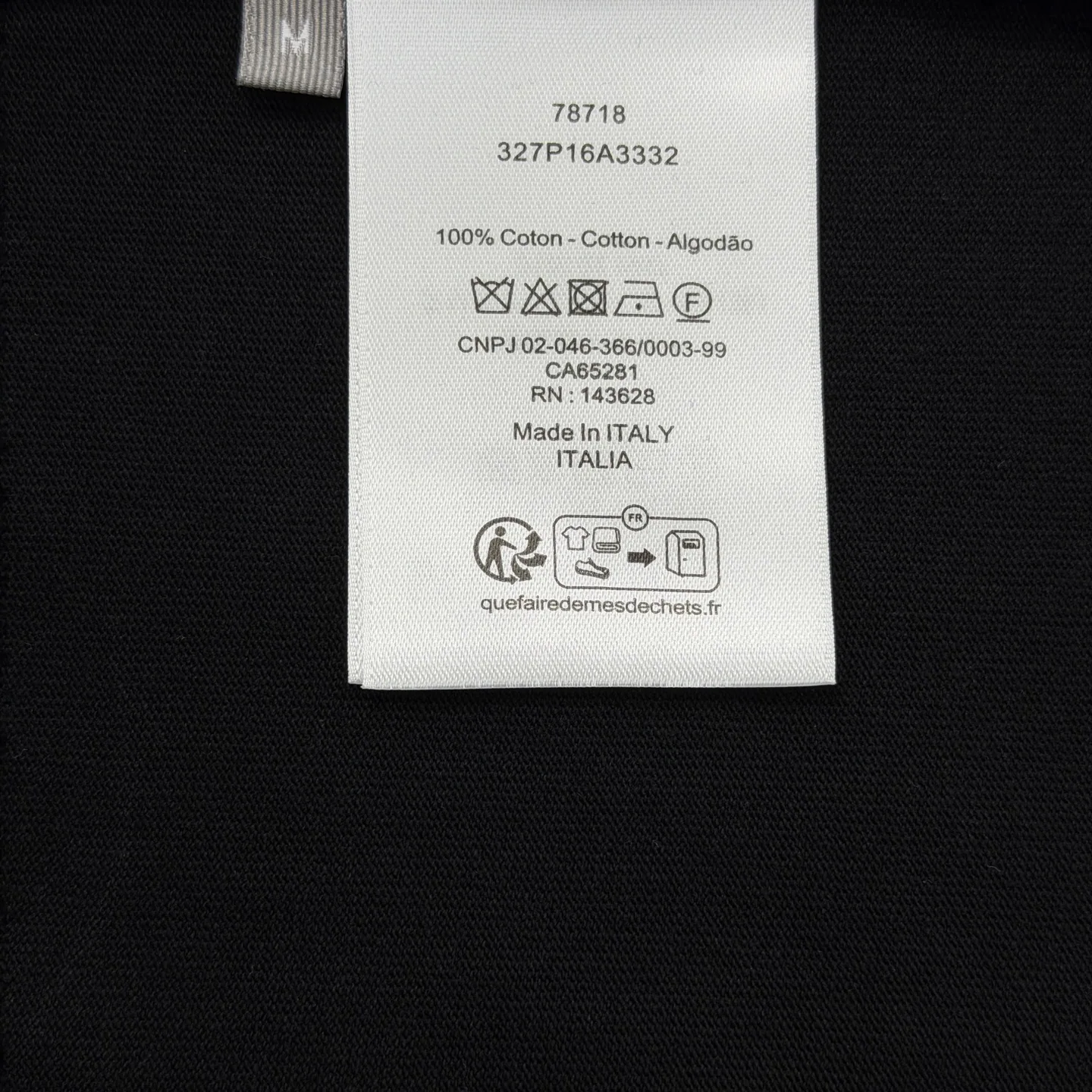 디올 로고 자수 남성 반팔 티셔츠 상세 이미지 9