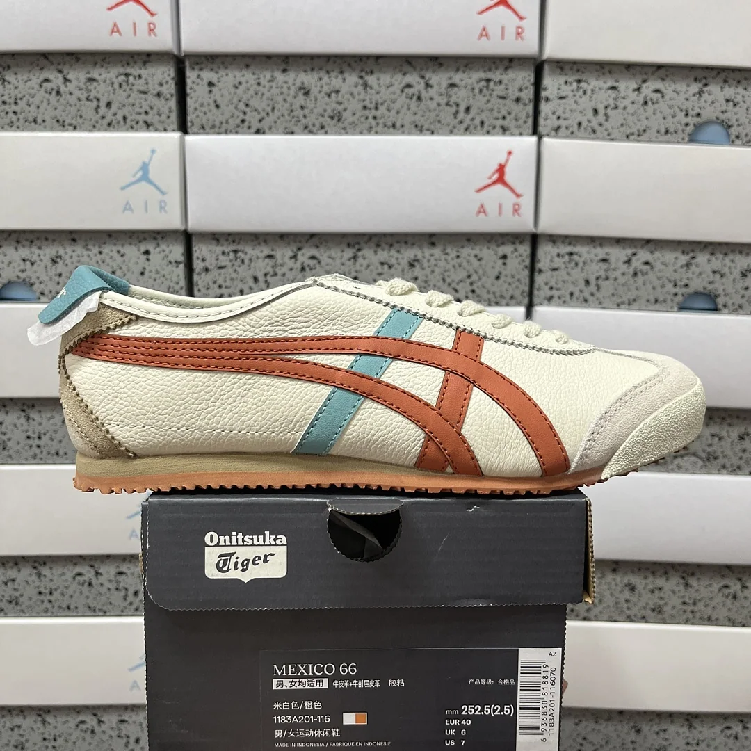 오니츠카타이거 [QC] 멕시코 66 1183A201-116 202300 Onitsuka Tiger Mexico 66 Cream Piquant