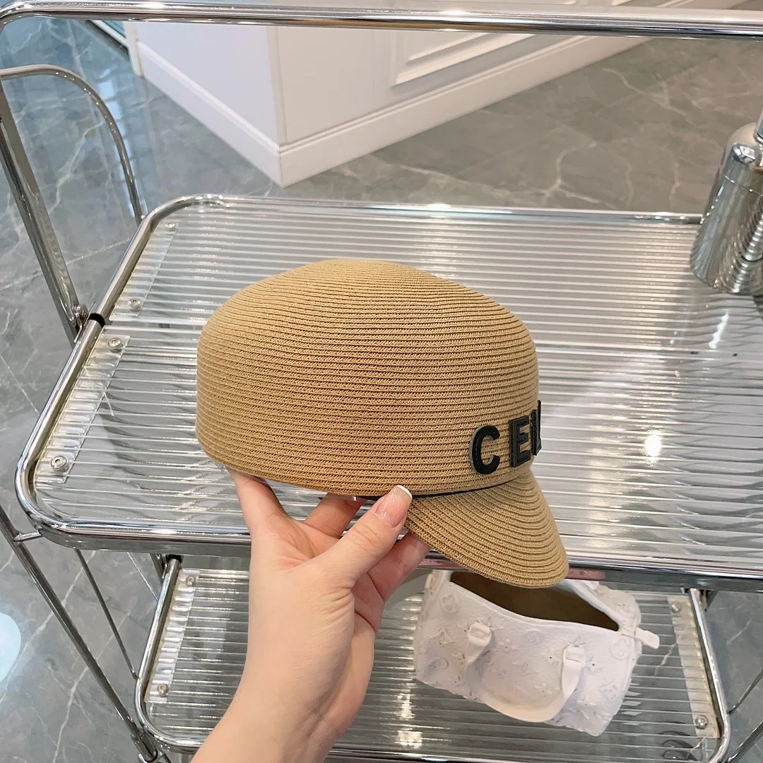 셀린느 일본식 땋은말타기 린넨 밀짚모자 상세 이미지 3