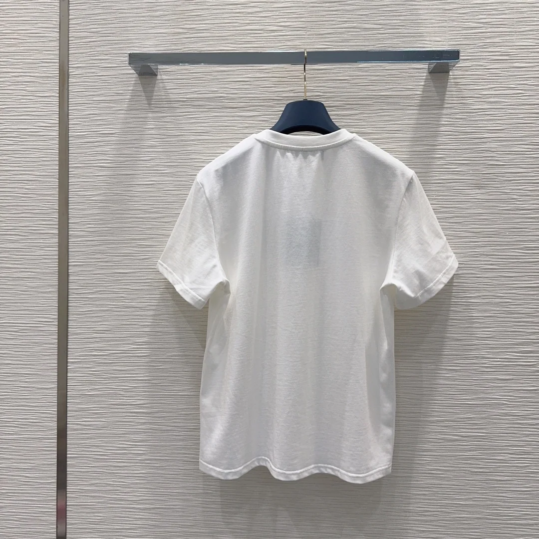 루이비통 여성 LV 로고 자카드 반팔 티셔츠 세트 상세 이미지 6