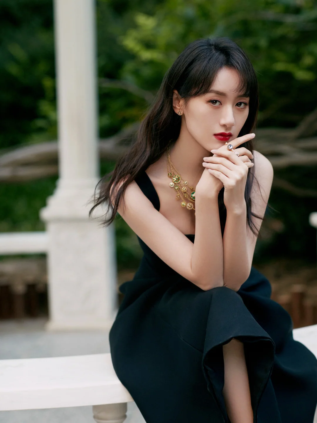 디올 로즈 데 방 다이아몬드 목걸이 상세 이미지 4