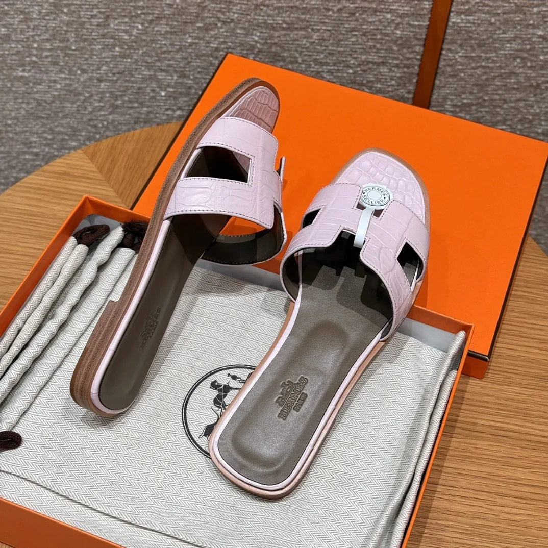에르메스 오란 악어가죽 샌들 상세 이미지 2