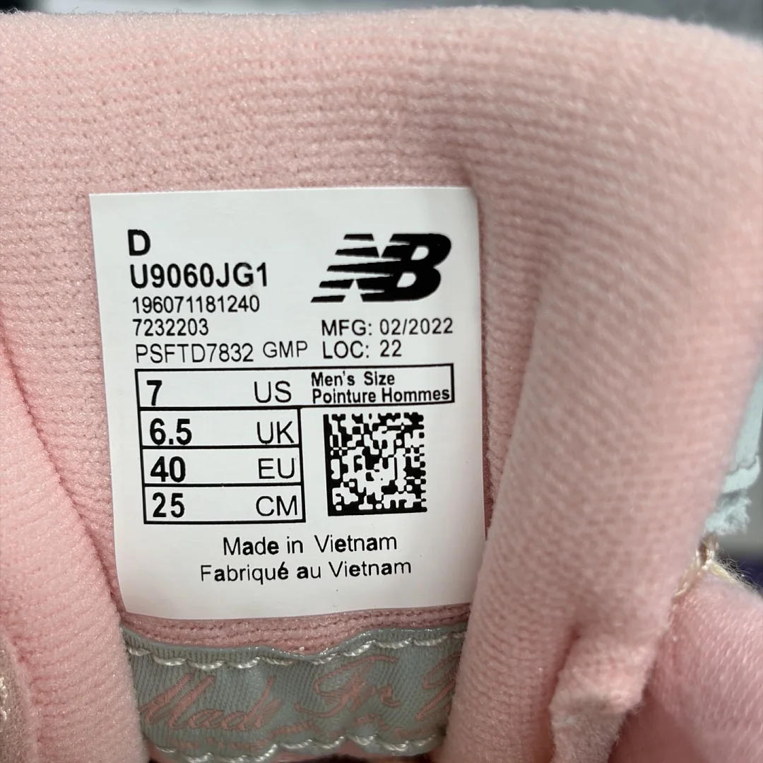 뉴발란스 [C] 9060 그레이 핑크 U9060JG1 202079 New Balance 9060 상세 이미지 4